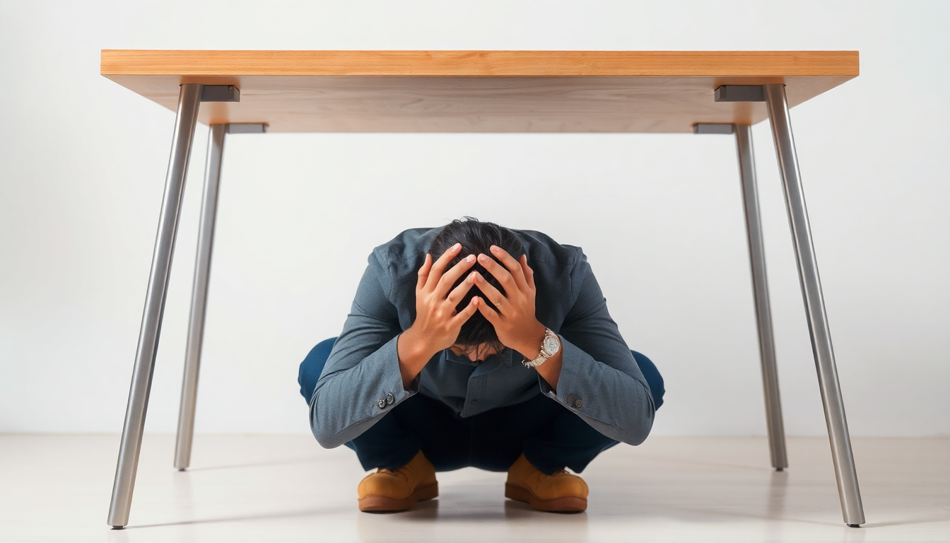 Deprem Anında: Çök-Kapan-Tutun