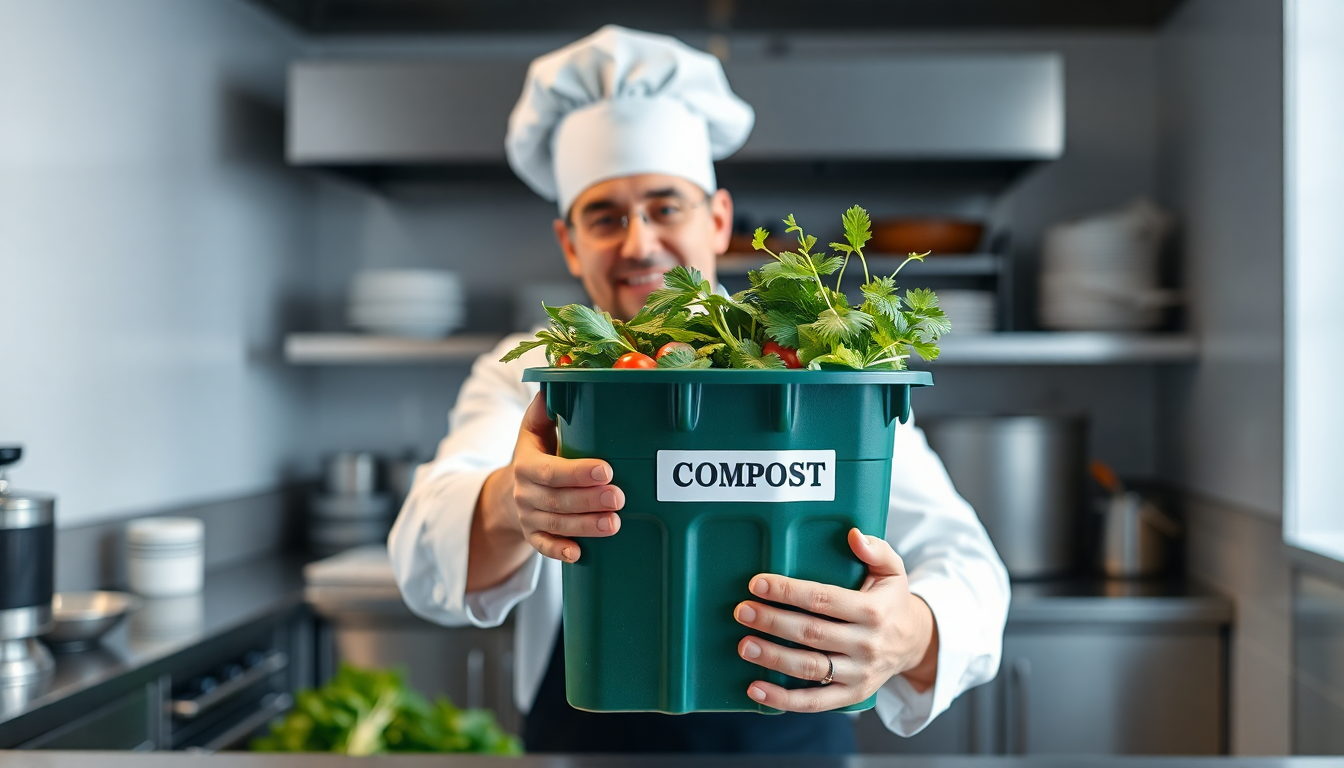 Restaurant Waste-to-Methane Cooking System