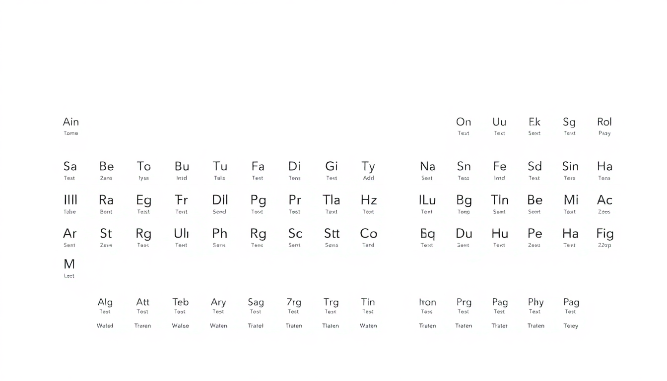 Tabela Periódica dos Elementos