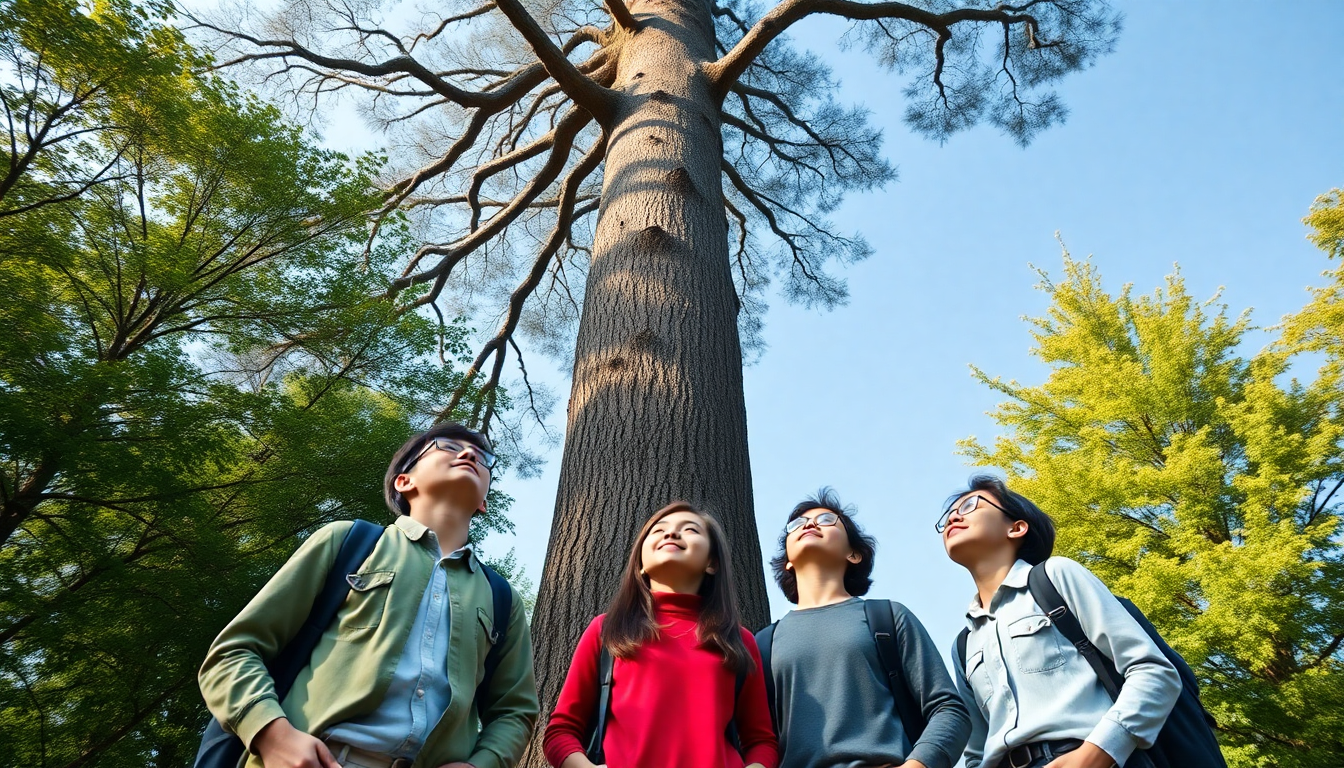Cómo calcular la altura de un árbol