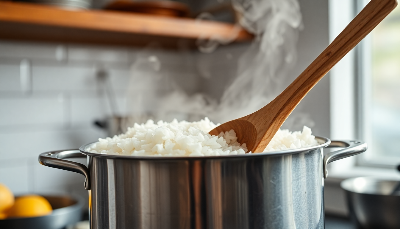 Obróbka termiczna ryżu