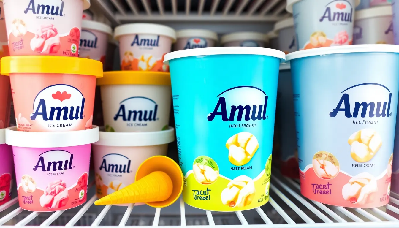 Amul Icecream SKU Product Line
