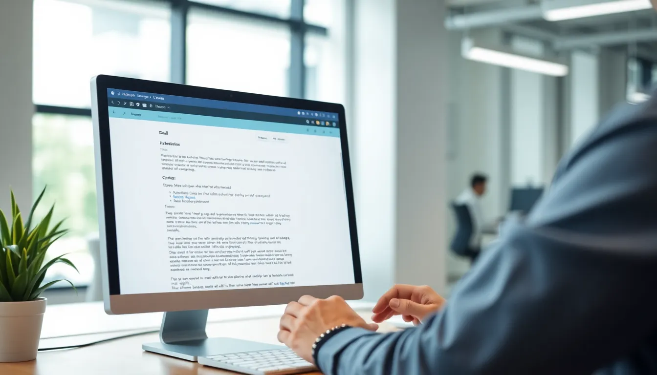 Structuring Professional Emails