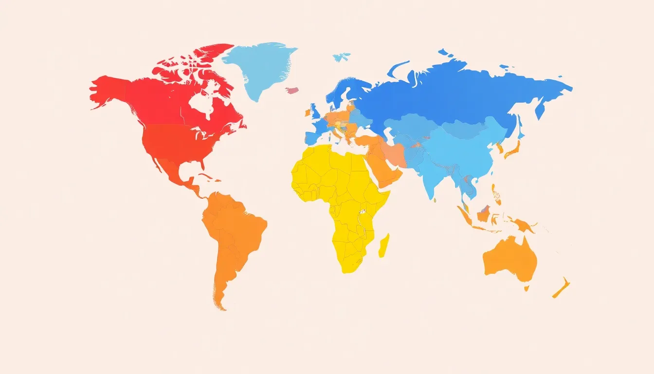 Global Income Distribution Map