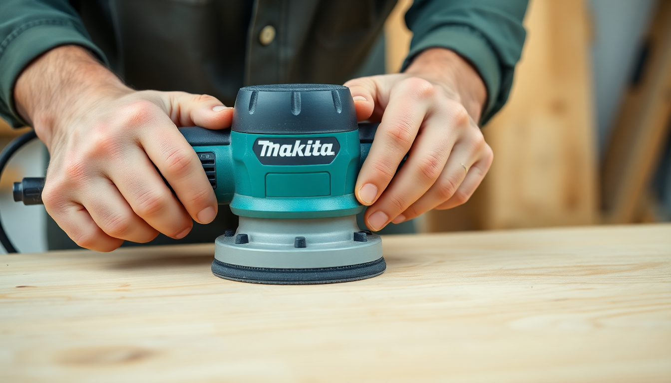 Handschuurmachines Hout Makita
