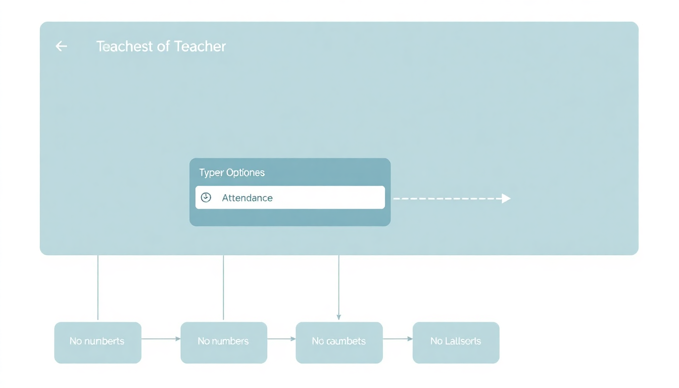Attendance Entry & Lecture Selection