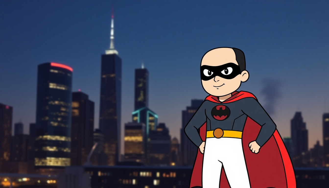 O Herói em Slide do Flash Personagem