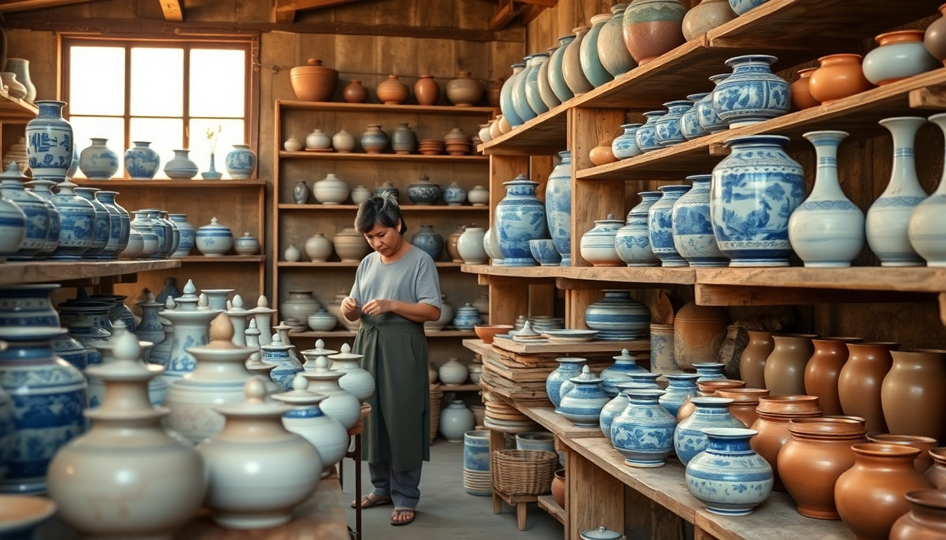 Những trung tâm gốm tiêu biểu