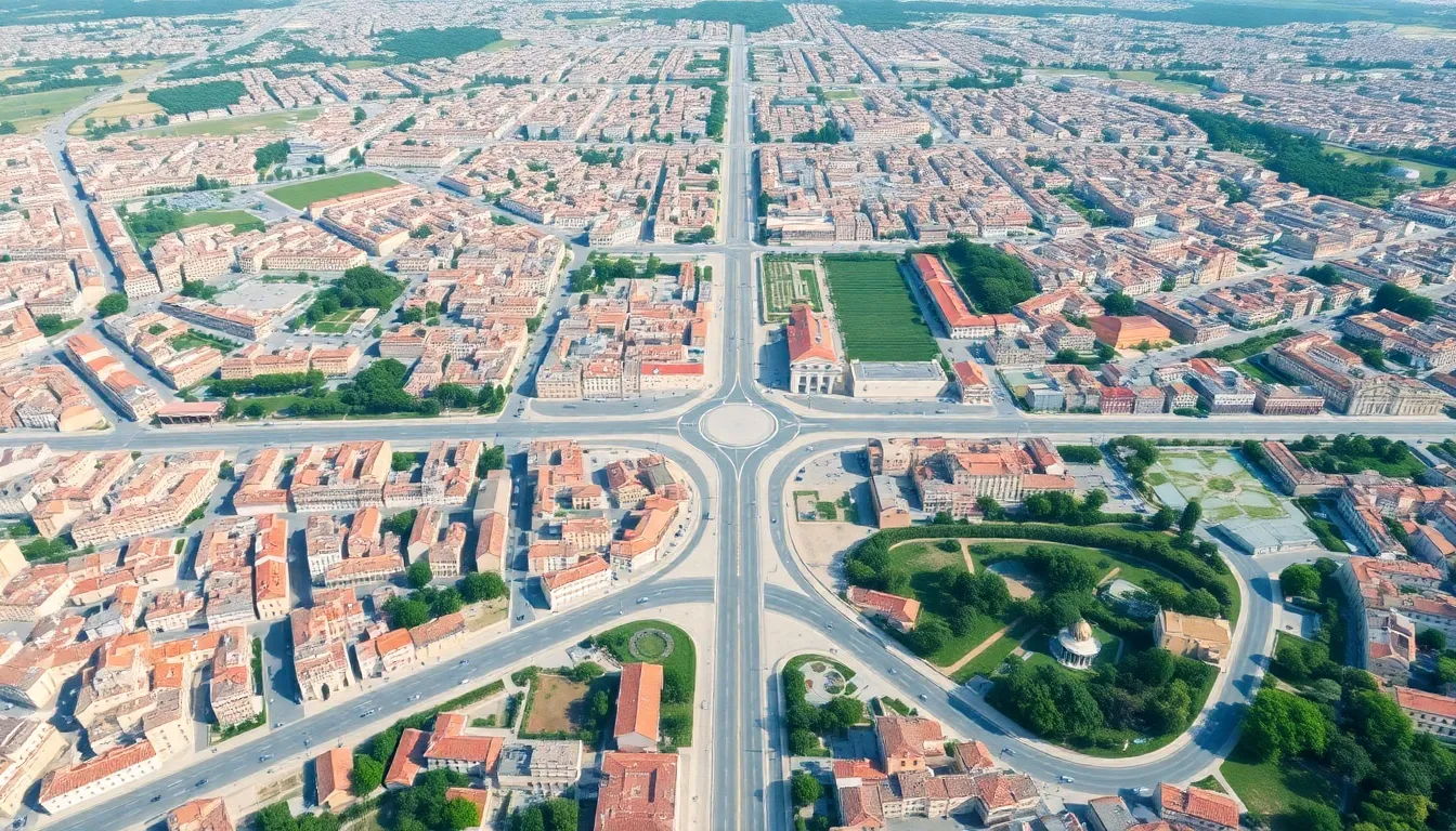 Urban Planning: Grids for Efficiency