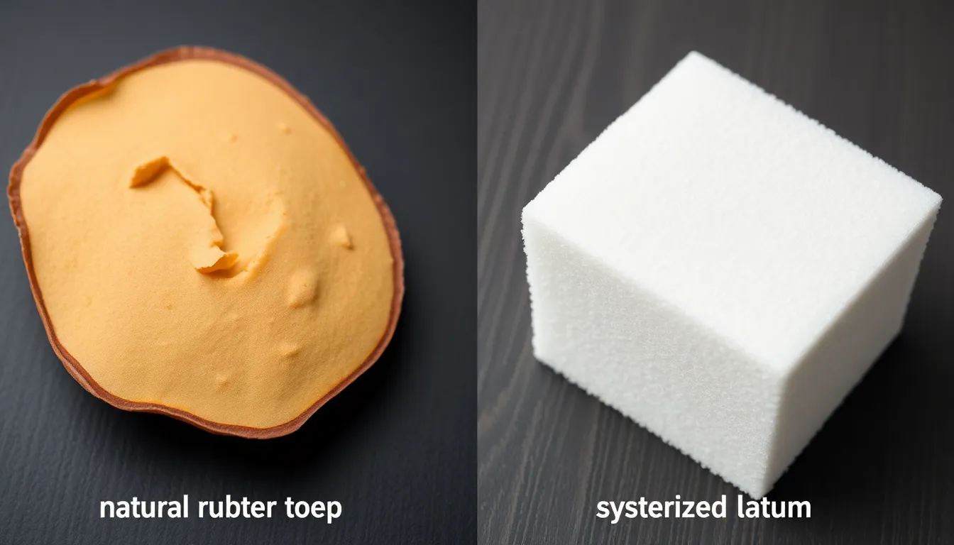 Natural vs. Synthetic Latex