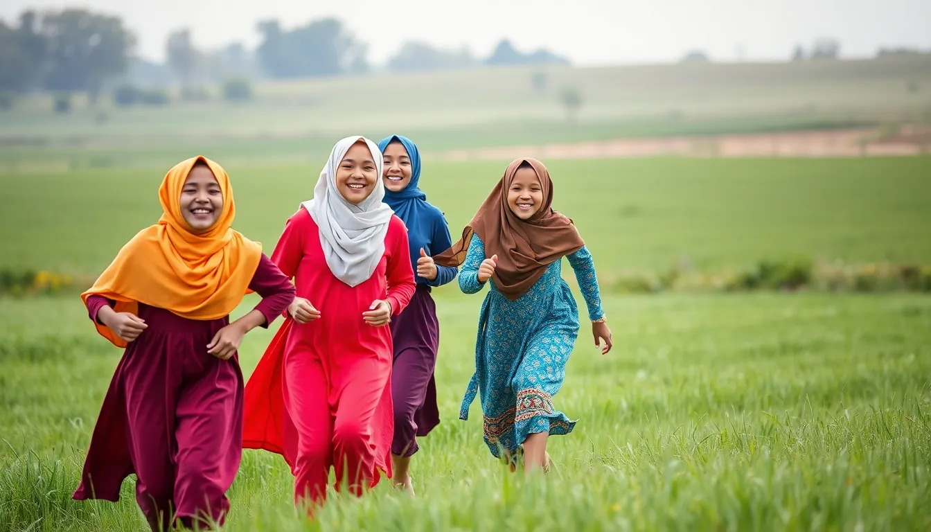 Colorful Traditional Attire