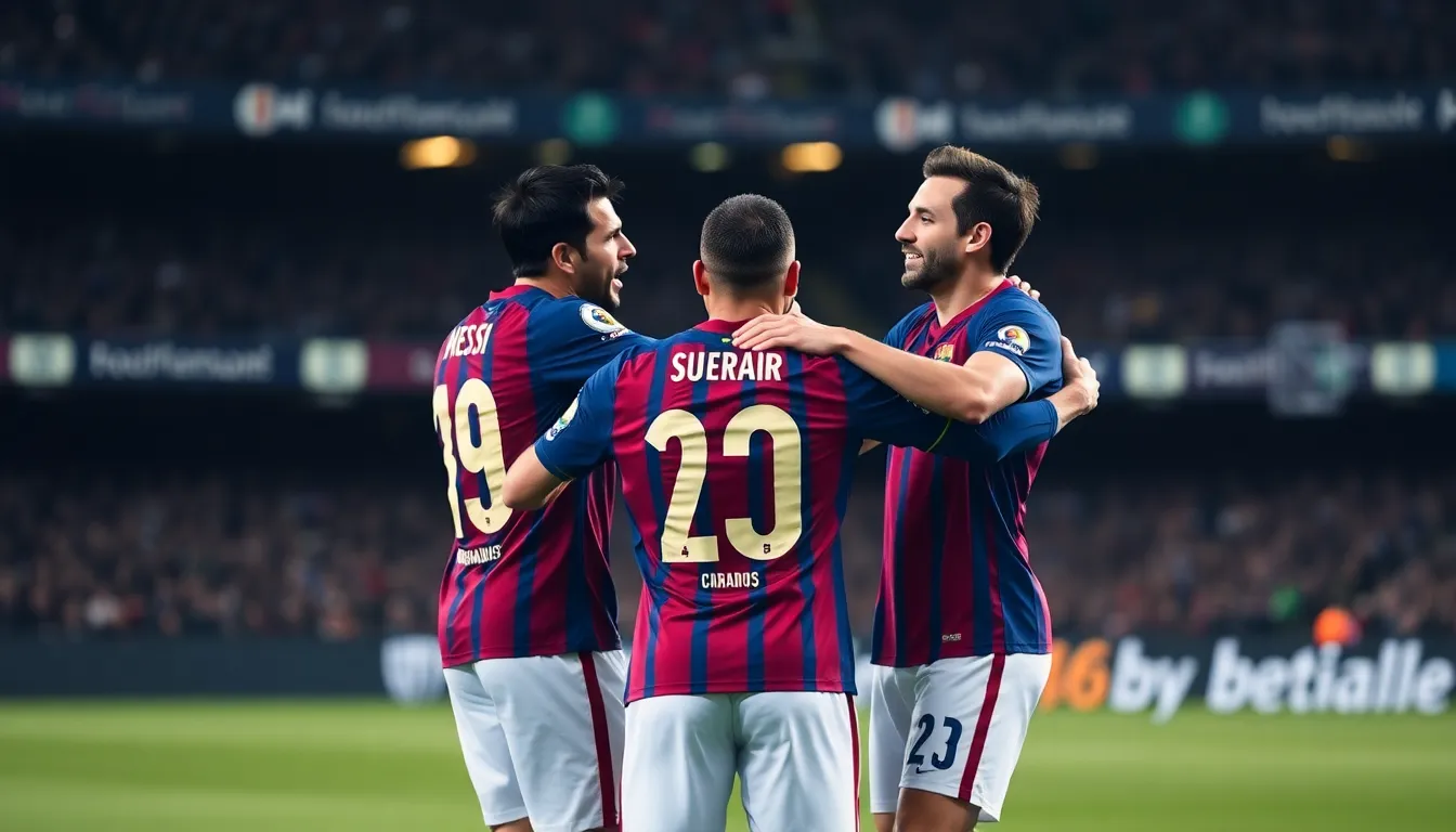 Tridente MSN: Récords