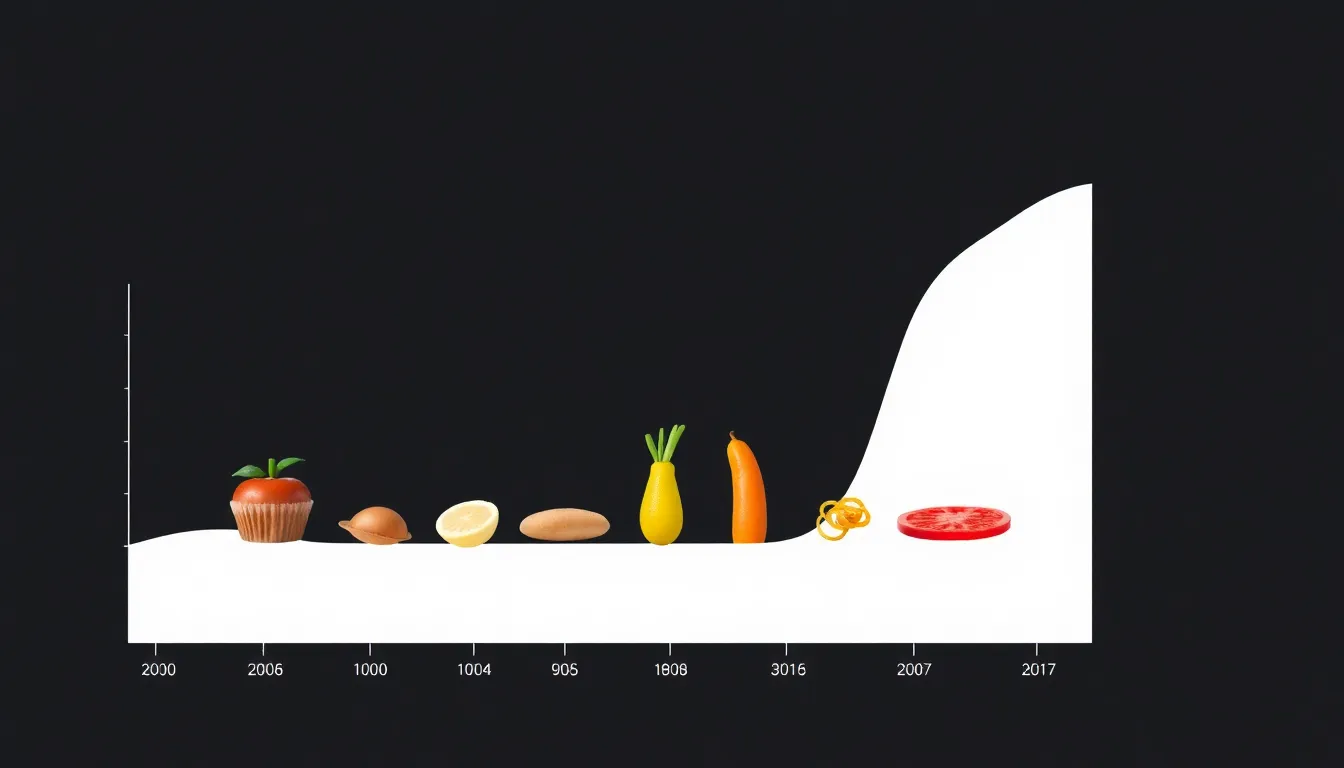 Favorite Foods: Line Graph