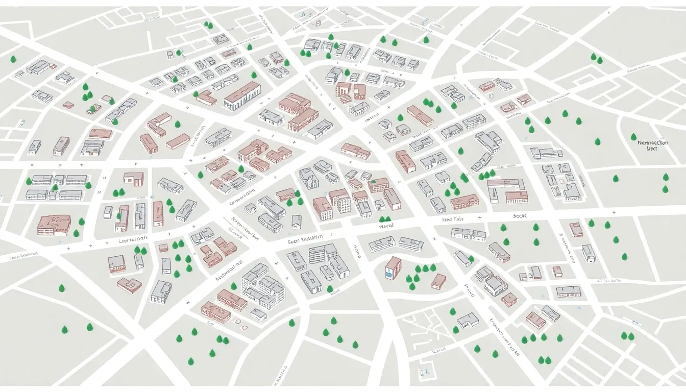 Localisation des bâtiments