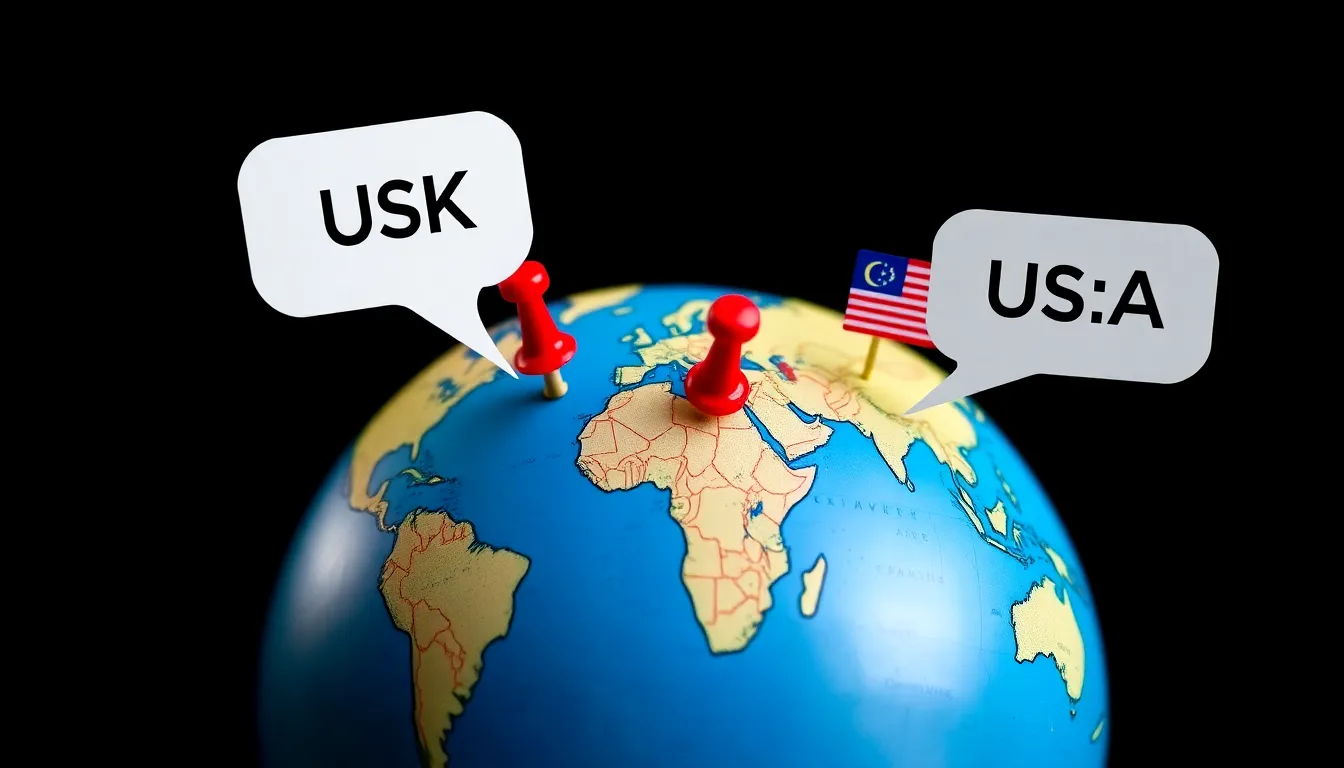 Usage in British vs. American English