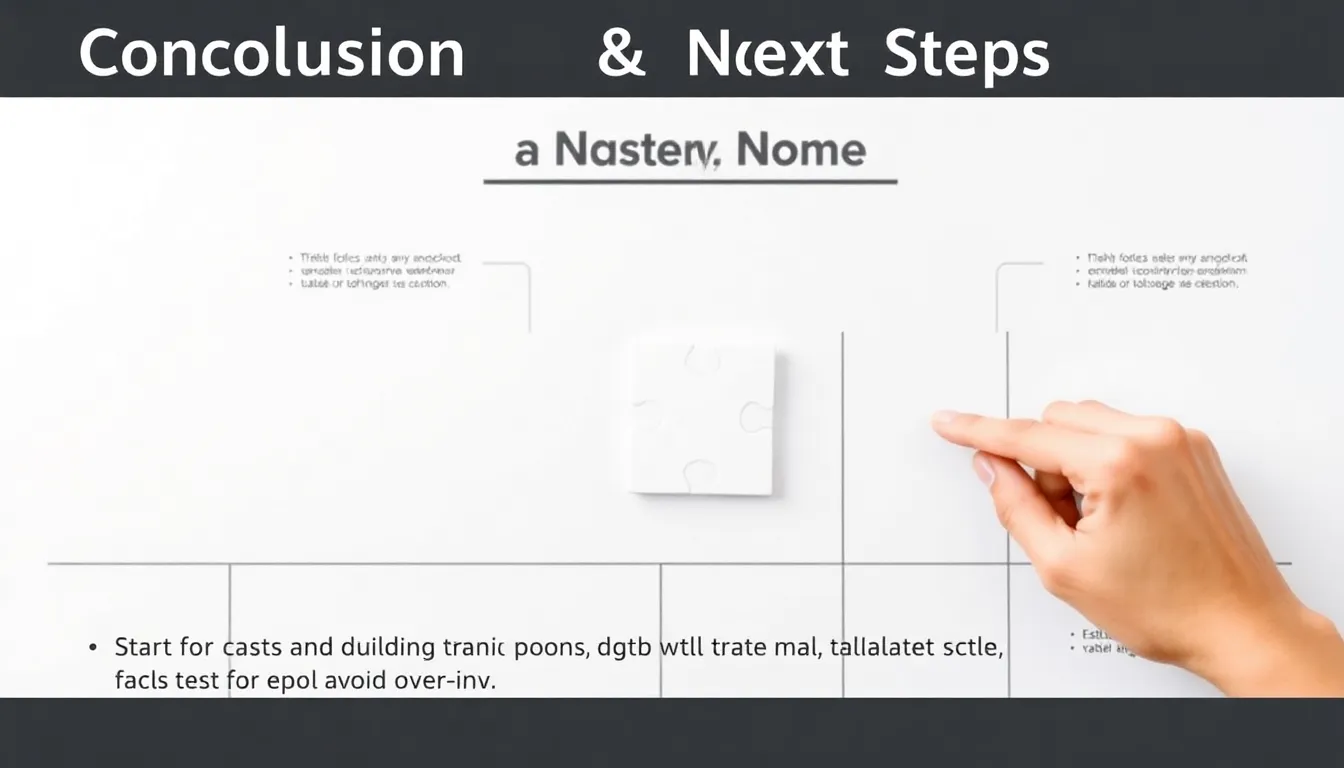 Conclusion & Next Steps