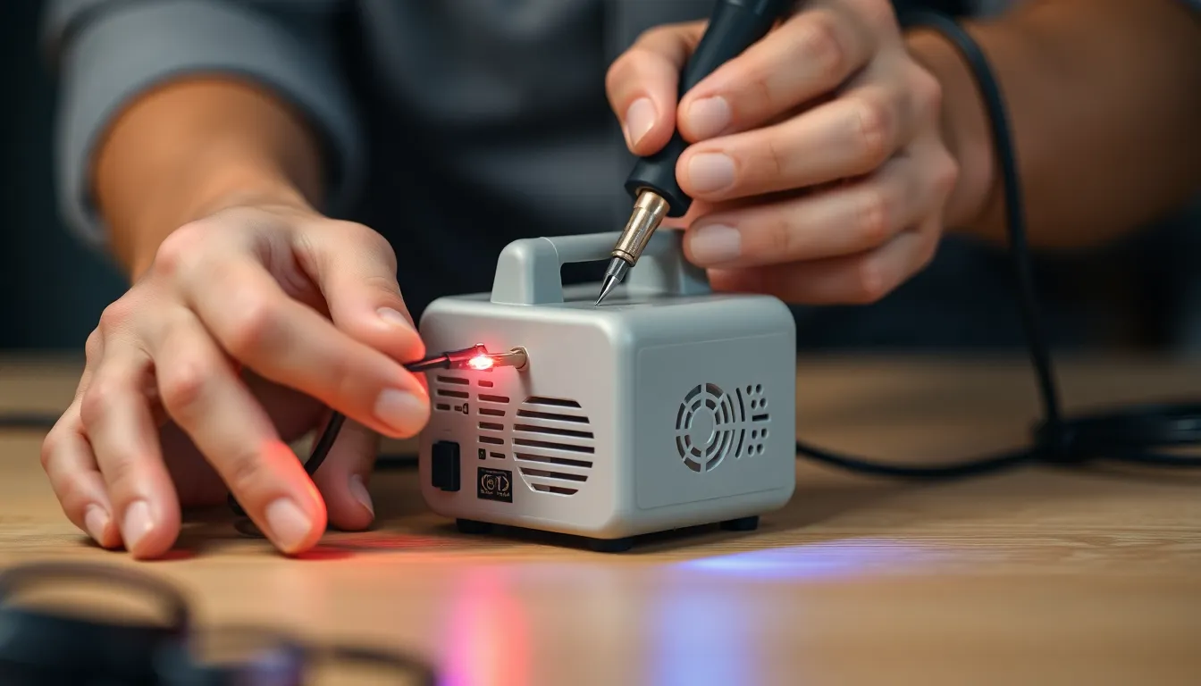 Zweites Treffen: Löten des Dynamos