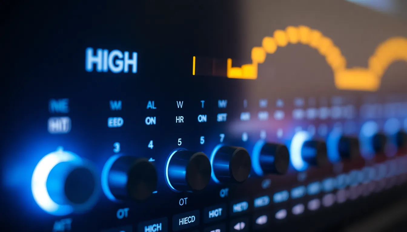 HIGH for Treble Control