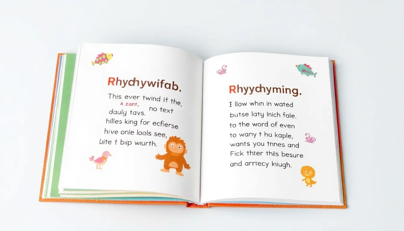Examples of Rhyming Words