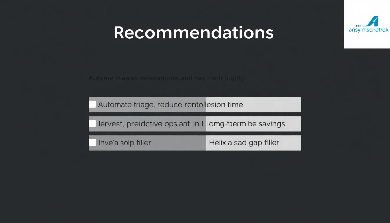 Recommendations