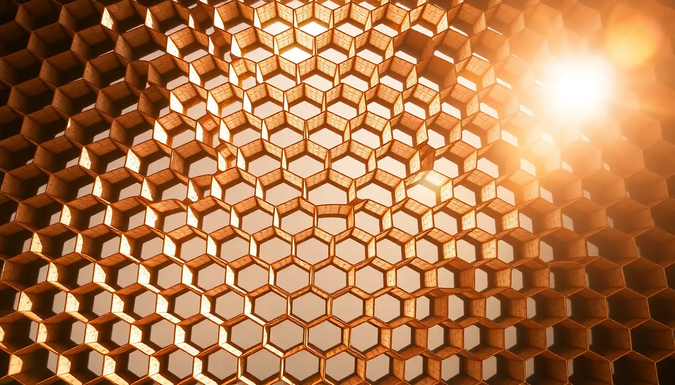 تصميمات هندسية مستوحاة من النحل