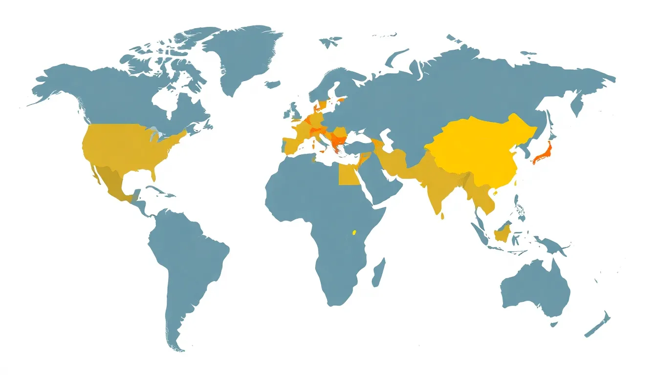 Répartition géographique