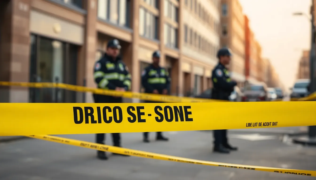 تأمين مسرح الجريمة