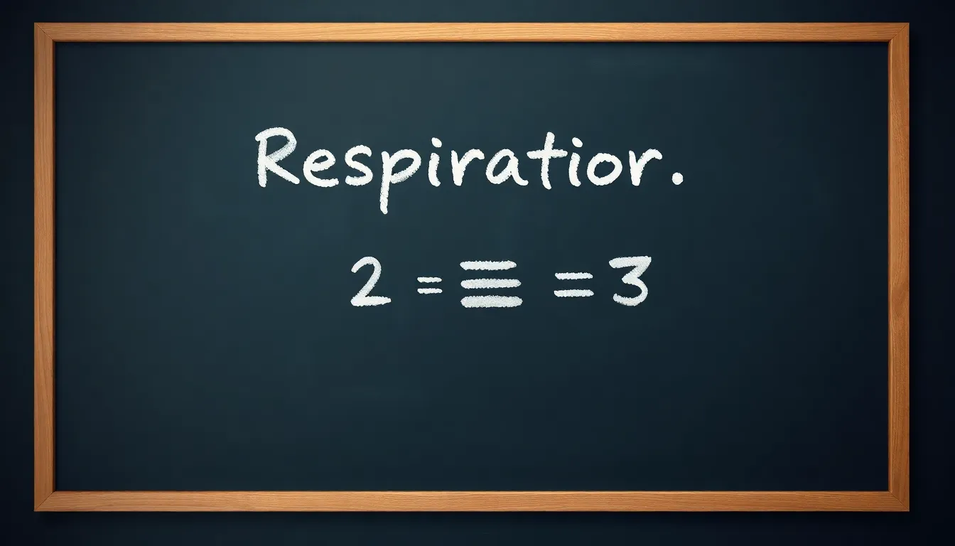 Respiration Equation