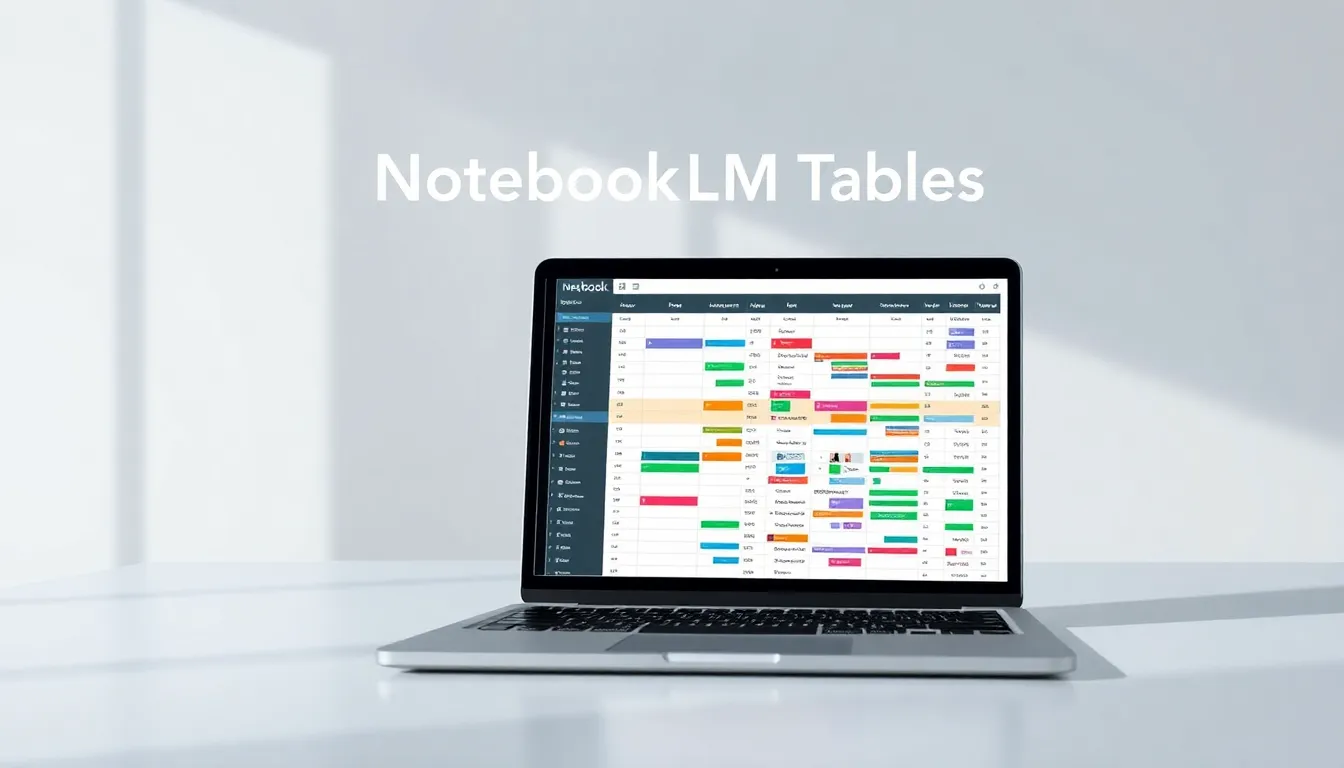 NotebookLM Tables Help Plan Trips, Meetings, and Study Projects