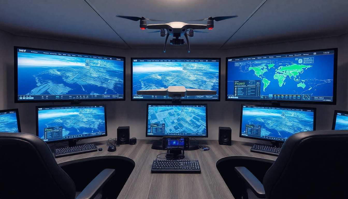 Drone & GIS Simulation