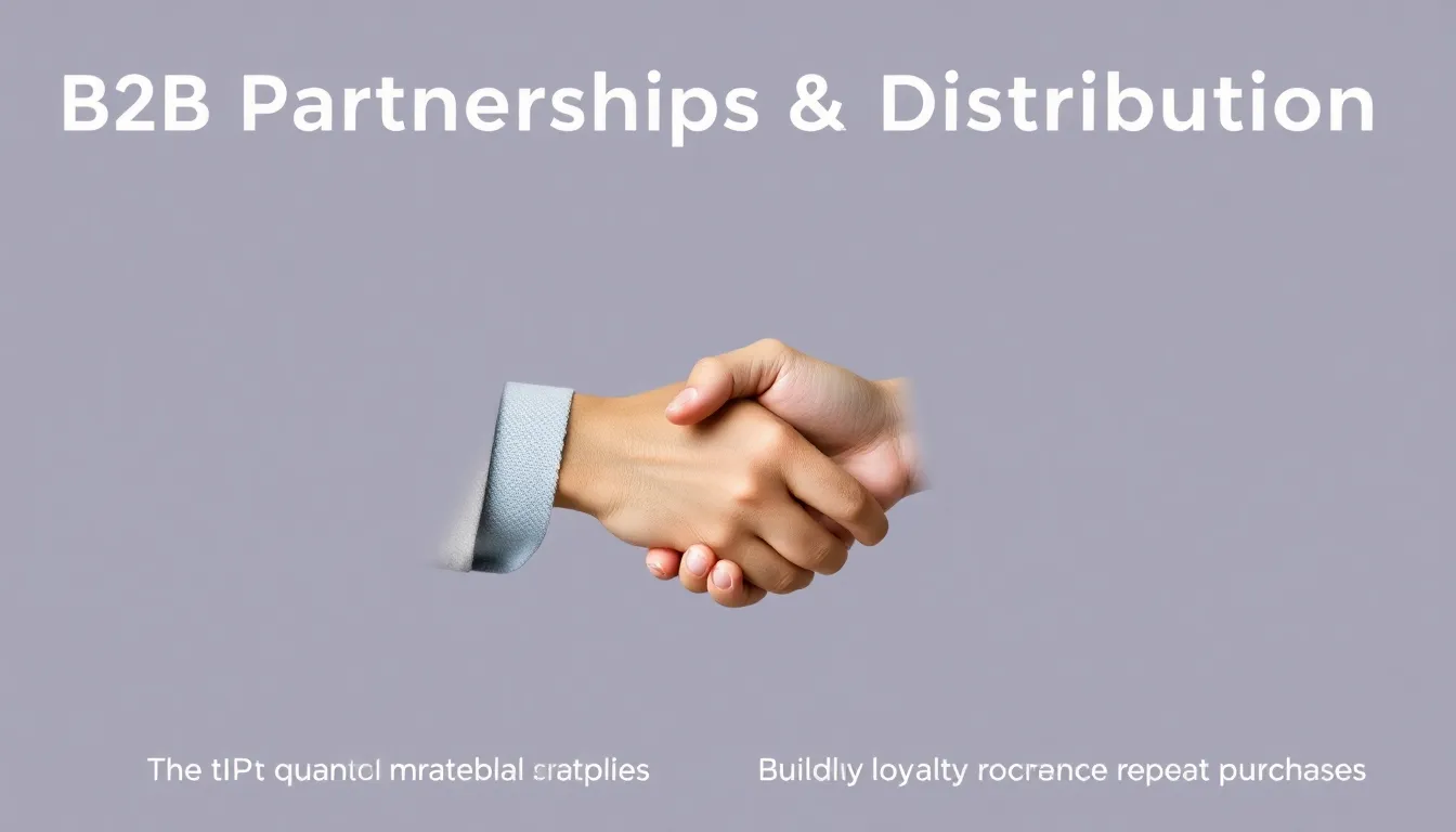 B2B Partnerships & Distribution