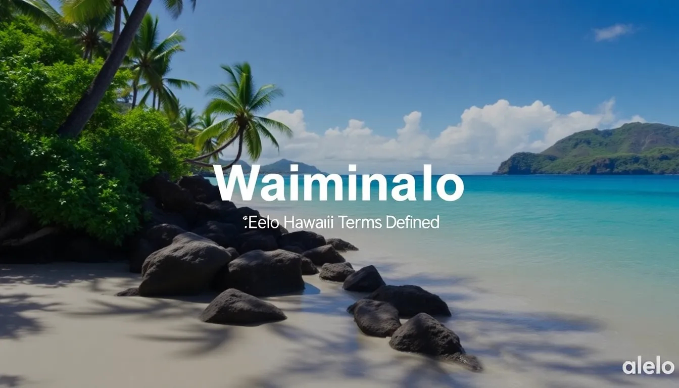 ʻŌlelo Hawaiʻi Terms Defined