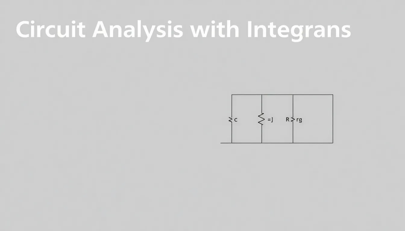 Circuit Analysis with Integrals