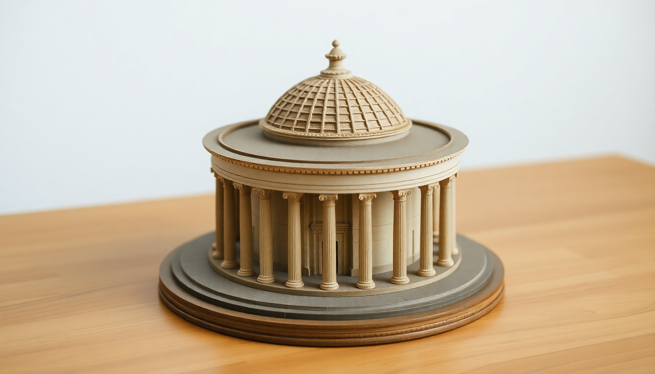 Plan de Construcción del Panteón Romano